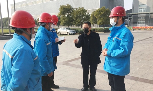 王大真到股份公司、楚星公司和松滋肥業現場檢查疫情防控及安全生產情況(圖1)