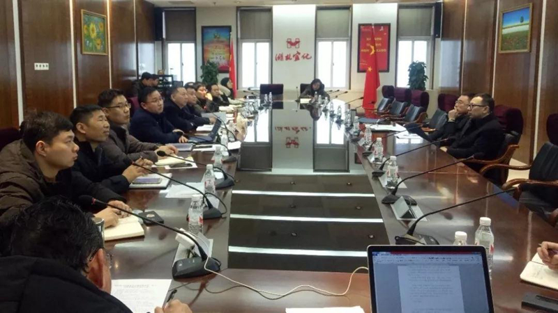 集團組織召開對標學習先進企業(yè)專題會暨企管、生產、設備系統(tǒng)年度總結大會